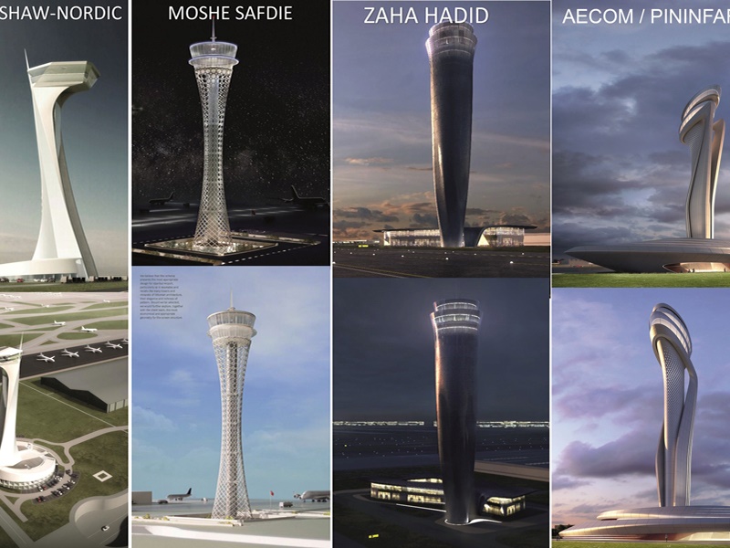 3. Havalimanı Kontrol Kulesi Tasarımları