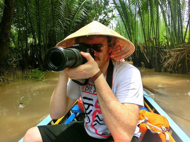 Sam-taking-photos-in-the-Mekong-Delta