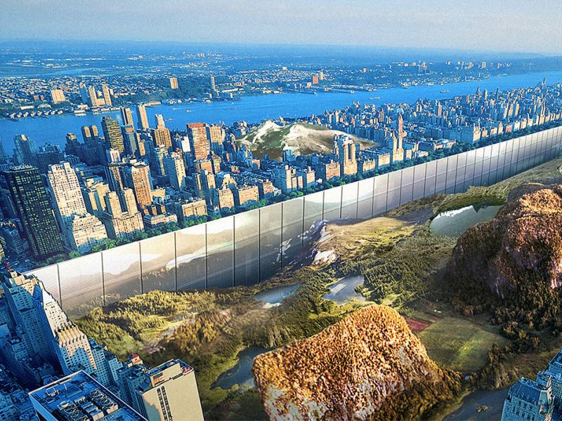 Central Park Etrafına 1000 Ft Yükseliğinde Duvar Örme Teklifi!
