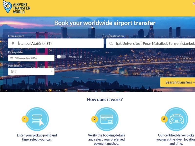 Dünya Çapında Online Transfer Pazaryeri Girişimi, Airport Transfer World