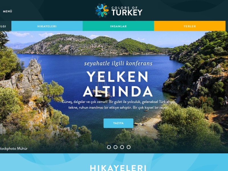 Öger Tours’dan Türkiye Tanıtım Sitesi, Colors of Turkey