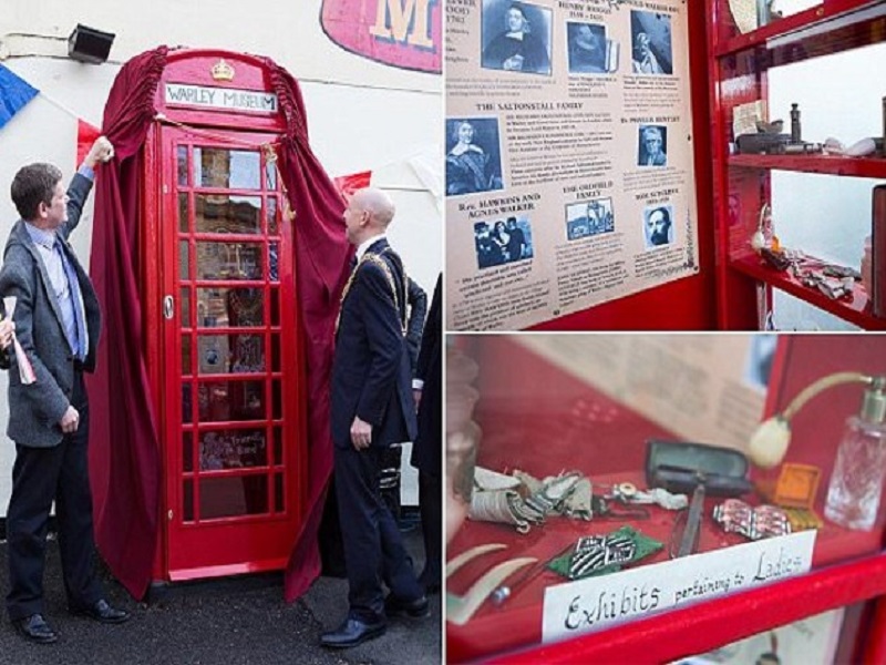 Dünyanın En Küçük Müzesi Bir İngiliz Telefon Kulübesi İçinde Açıldı