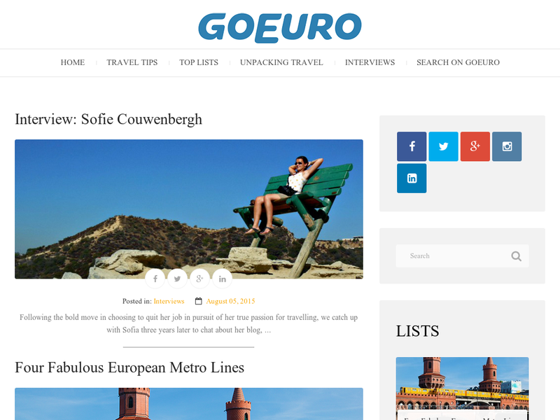 GoEuro Acentelere Yönlendirmeler için Komisyon Öneriyor