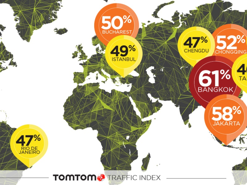 Tomtom Trafik Endeksine Göre İstanbul Dünyanın En Yoğun 6. Trafiğine Sahip