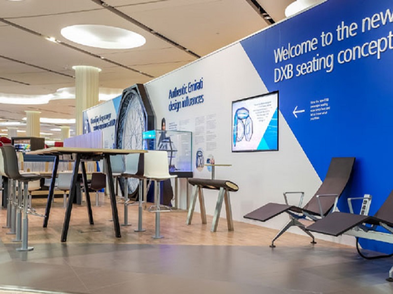 Dubai Havaalanı Yeni Oturma Alanları Dizaynı İçin Koltukları Test Ediyor