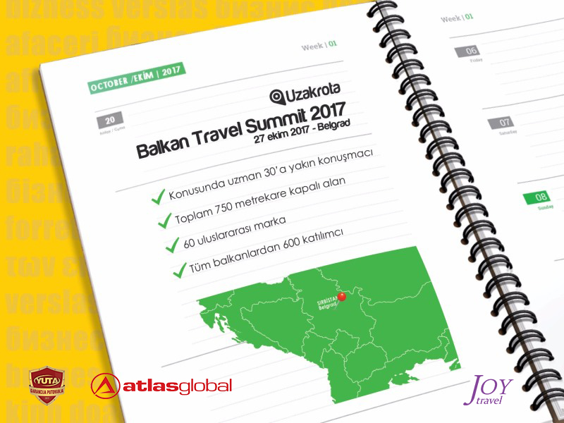 Uzakrota Balkan Travel Summit’in Ana Sponsoru AtlasGlobal Oldu