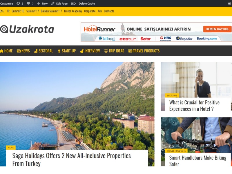 Uzakrota, İngilizce Sayfası ile Yurtdışına Açılıyor