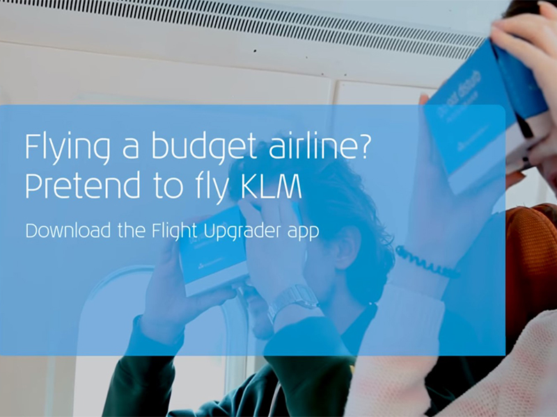 KLM, Sanal Gerçekliği Kullanarak Yolcuları Tiye Alan Bir Tanıtım Kampanyası Gerçekleştirdi