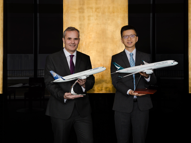 Cathay Pacific ve Air Astana, Hong Kong, Kazakistan ve Dünyayı Bir Araya Getiriyor