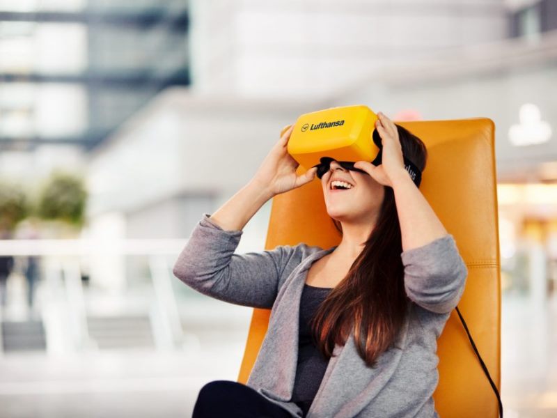Lufthansa Yeni Uçak içi VR Teknolojisini Tanıttı.