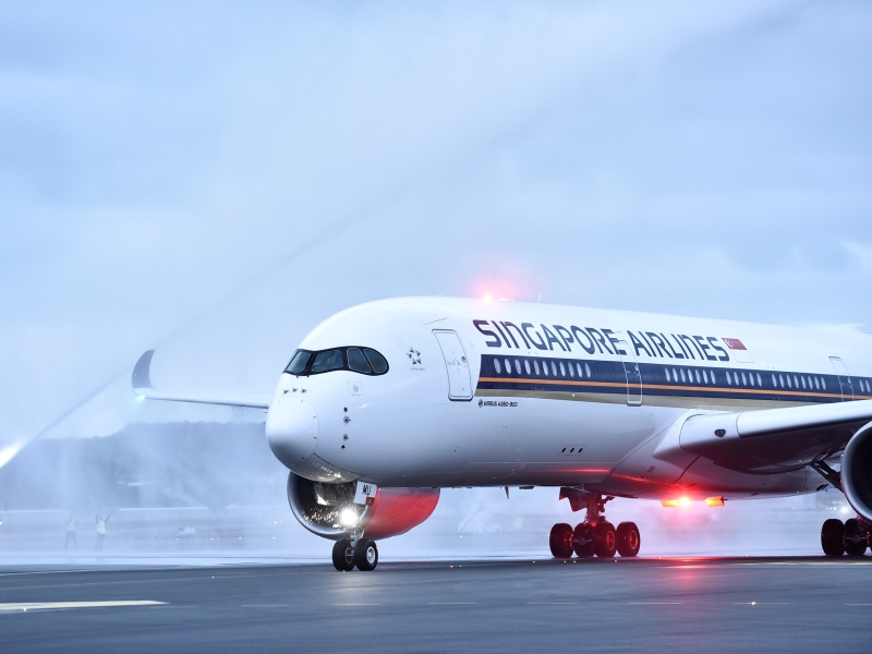Singapur Hava Yolları, Jetlag Etkisini Azaltan A350-900’ü Türkiye’ye Getirdi.