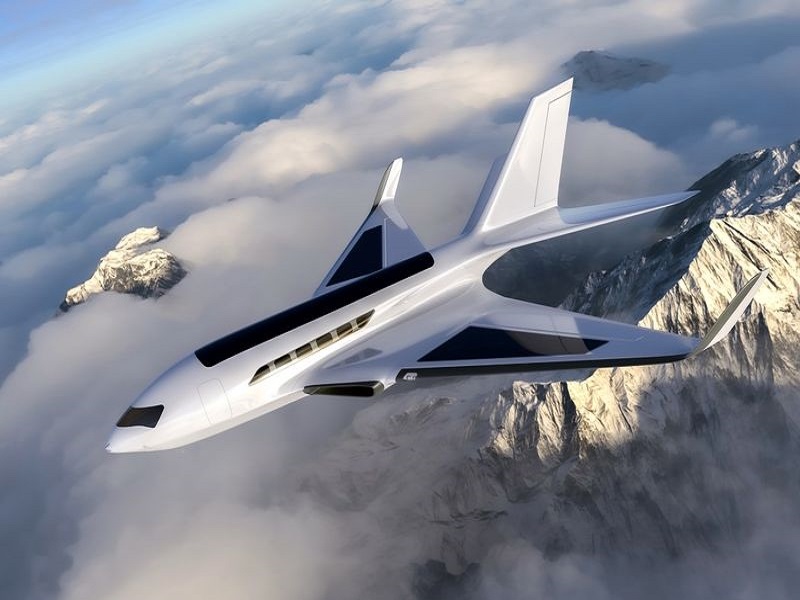 Karbon Tasarımı ile Kavramsal ‘Eather One’ Uçağı