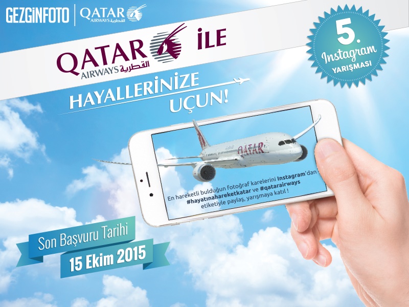 Uçak Bileti Ödüllü Qatar Airways Instagram Yarışması Başladı
