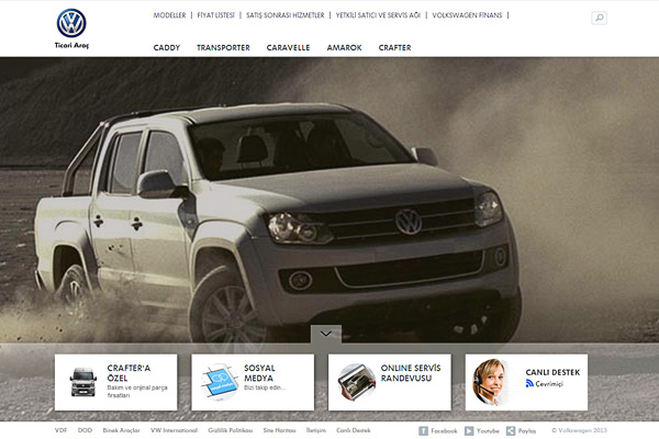 Volkswagen Ticari Araç’ın Yeni Web Sitesi Göz Hareketlerini Takip Ediyor